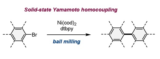 Cograturations, Shizukuishi and Koji!
Solid-state nickel(0)-mediated Yamamoto coupling enabled by mechanochemistry
academic.oup.com/chemlett/advan…