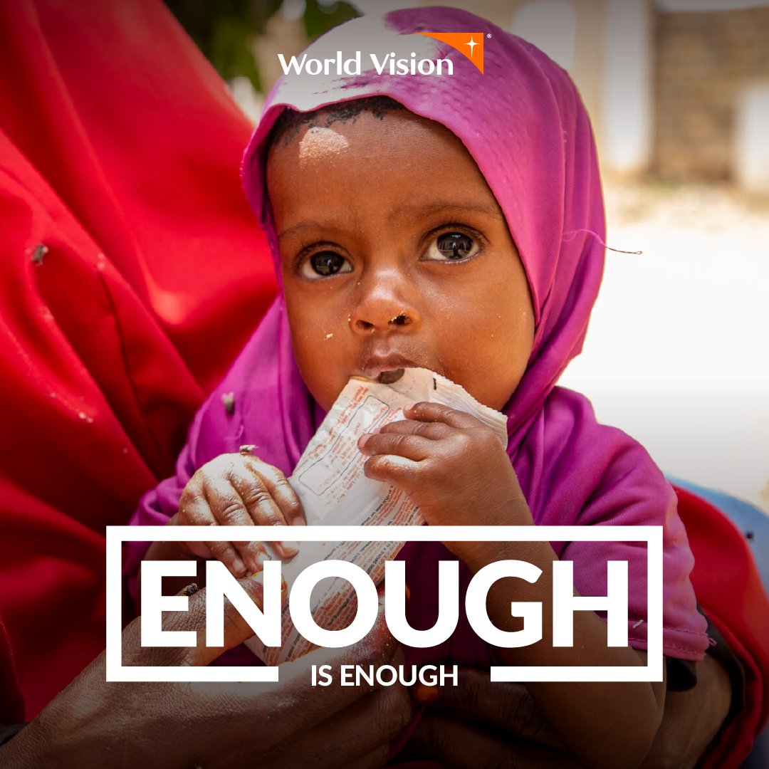 In a world of plenty, children are facing the worst food crisis in 50 years. When there is enough food for everyone, no child should starve - especially while their family flees conflict and violence. We’re calling on world leaders to say #ENOUGHisENOUGH!