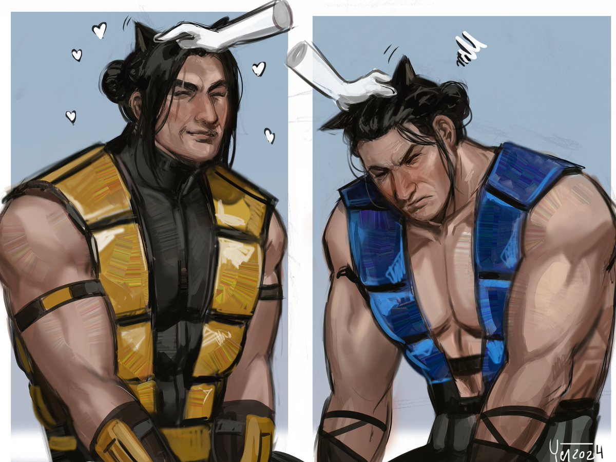 yenyenyen19's tweet photo. My cats Peepee and Poopoo
.
#MortalKombat1 #kuailiang  #BiHan https://t.co/YxTaV5eUYz