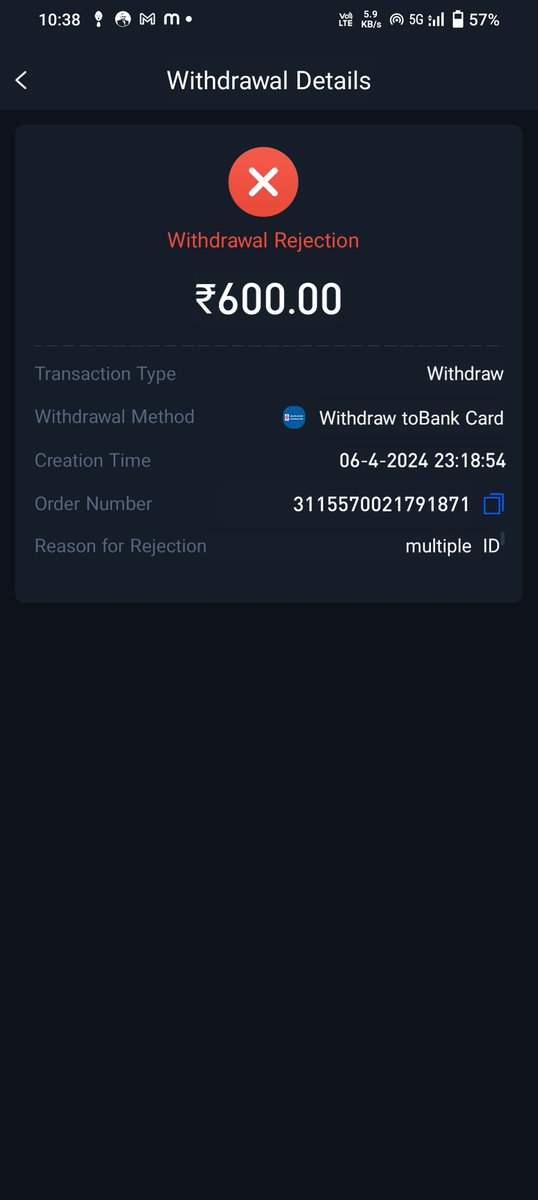 Free_Blue_Tick's tweet photo. https://t.co/shr5KEEQrO totally fraud app, after winning your account is suspended,  My account was suspended yesterday after winning, multiple bids will suspend the account, so no one should play on 20Win app

WIN ELITE BONUS ON LIVEMATCH

#Fraud #t20win #fraudt20winapp https://t.co/O05RxUnym8