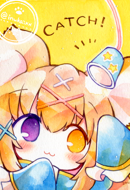 「#対になってる絵をあげるふたごの眠り鼠たち。 」|犬飼/さかなのマーチ【BOOTH新作追加/名古屋コミティア【D-24】】のイラスト
