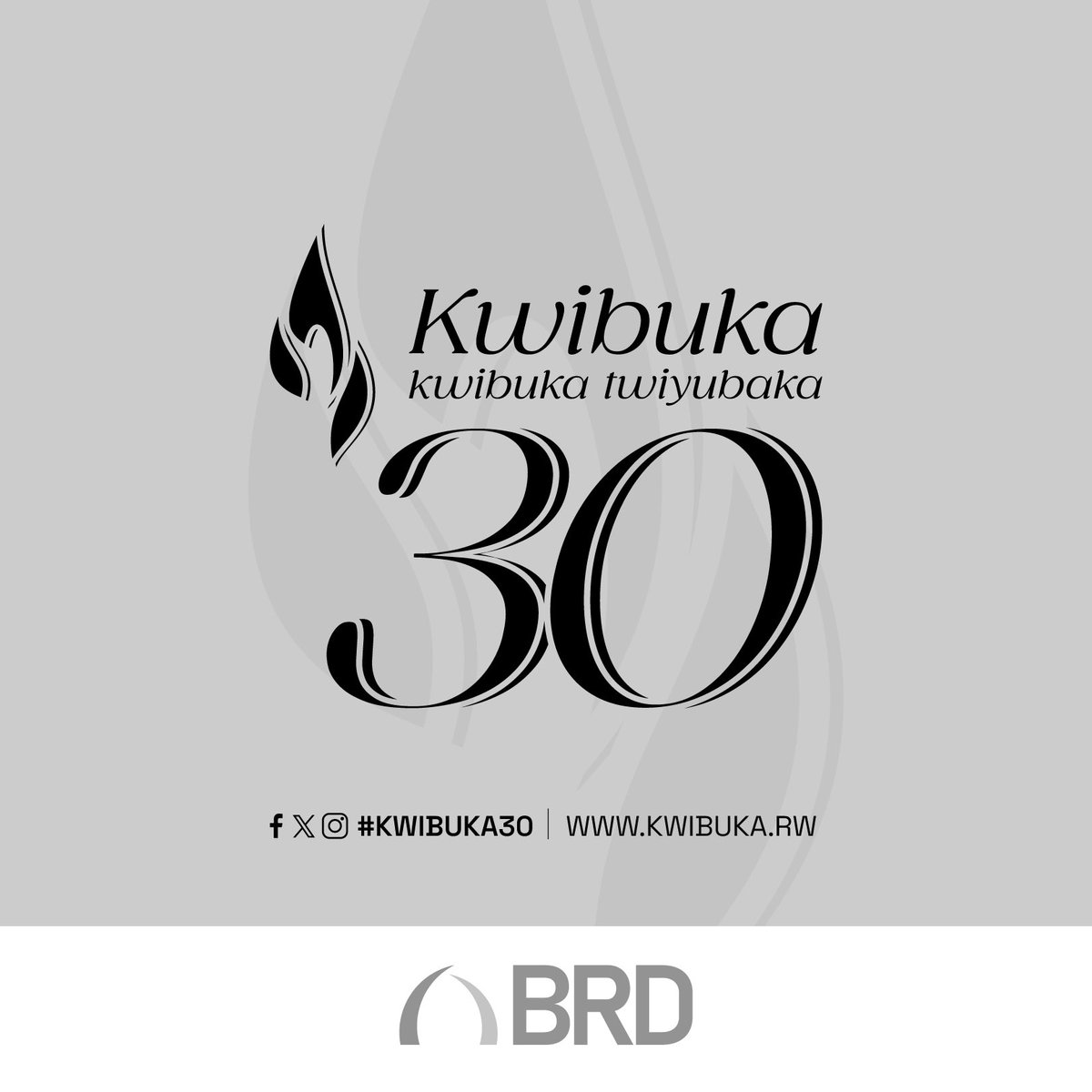 The Development Bank of Rwanda stands in solidarity with all Rwandans in this week of the 30th commemoration of the Genocide Against The Tutsi. Remember. Unite. Renew #Kwibuka30
