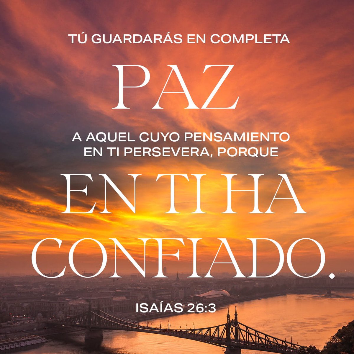 riograndebc's tweet photo. ”Tú guardarás en completa paz a aquel cuyo pensamiento en ti persevera; porque en ti ha confiado.“
Isaías 26:3 RVR1960
#Dios #Jesus #Cristo #Jesucristo #Paz #Fe https://t.co/aTYY3PllDp