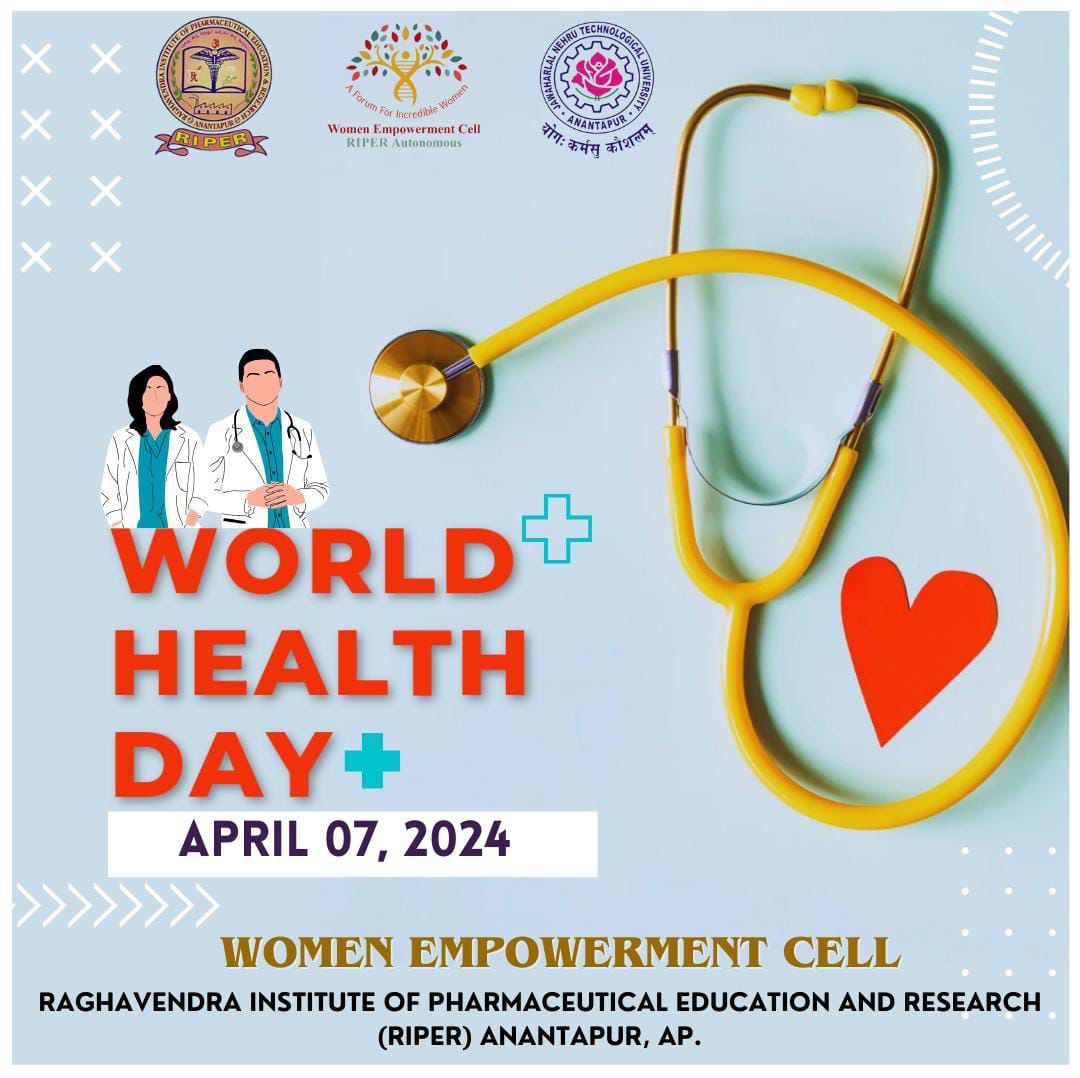 World Health Day raises awareness about global health issues and encourages action to promote healthier living &amp; It highlights the importance of access to quality healthcare for all, addresses pressing health challenges and advocates for policies to a healthier world for everyone