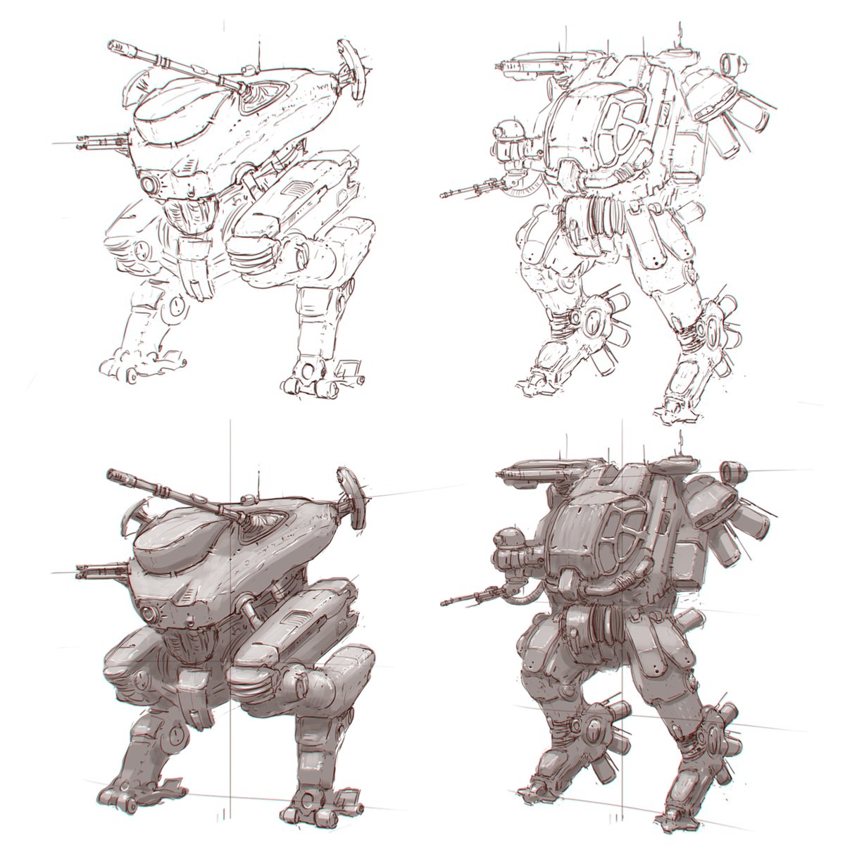 dimayakutin_art's tweet photo. Some sketches of mechs
#mechasketch #mech #sketch #linesketch #draftline #mechadrawing https://t.co/ywcbQLmIHn