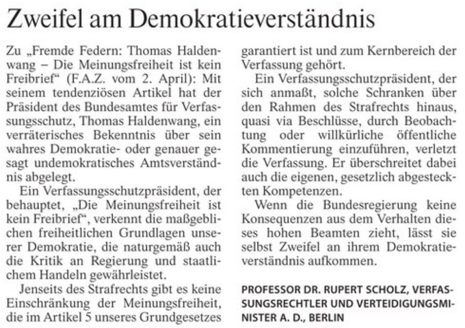 Haldenwang und Faeser sind eine Bedrohung für die Freiheit in unserem Land. 

Wenn Sie das auch so sehen, bitte repost.