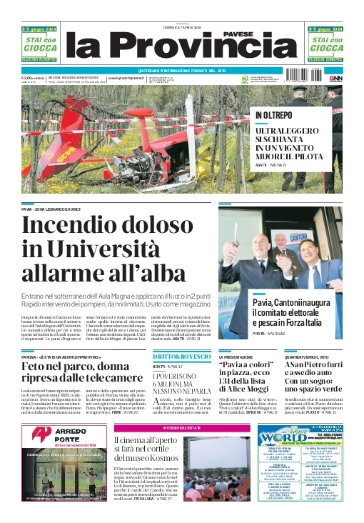 La #primapagina della @provinciapavese oggi in #edicola #Pavia #Vigevano #Voghera #gruppoGedi