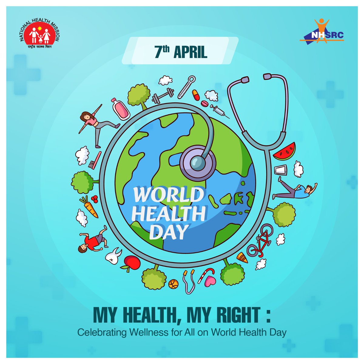 On this #WorldHealthDay, let's each play a part in building a healthier world and encouraging the development of communities dedicated to promoting well-being. #HealthForAll