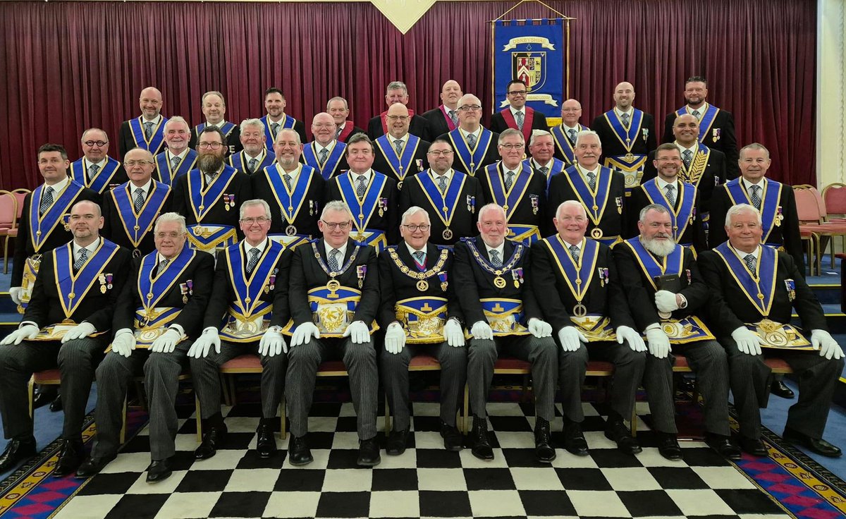 Quite a day yesterday in #Derbyshire for the Annual Meeting - here's the new Provincial team for 2024-2025 
#Freemasons <a href="/UGLE_GrandLodge/">United Grand Lodge of England</a>