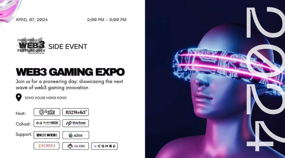 Join us at Web3 Gaming Expo #HKweb3festival supported by #azen