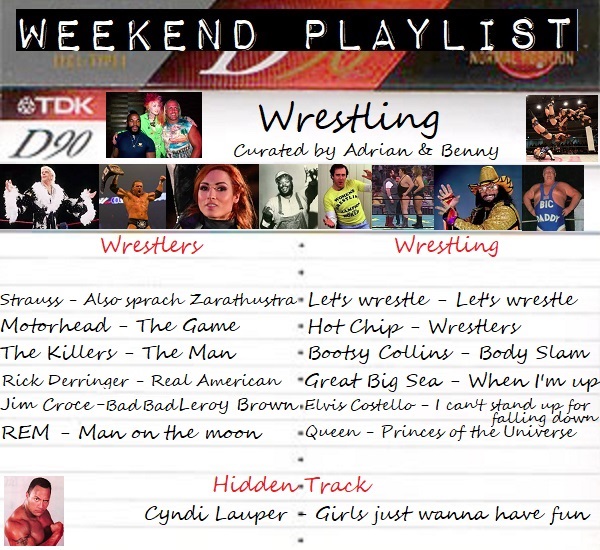 Here's the final #WeekendPlaylist for Wrestlingtheme! Thanks to @adriantudordr helping @wooshy90 for curating this from your variety of selections!
Enjoy rest of the #Wrestlemania Weekend!😃
twitter.com/WkndPlaylist/s…