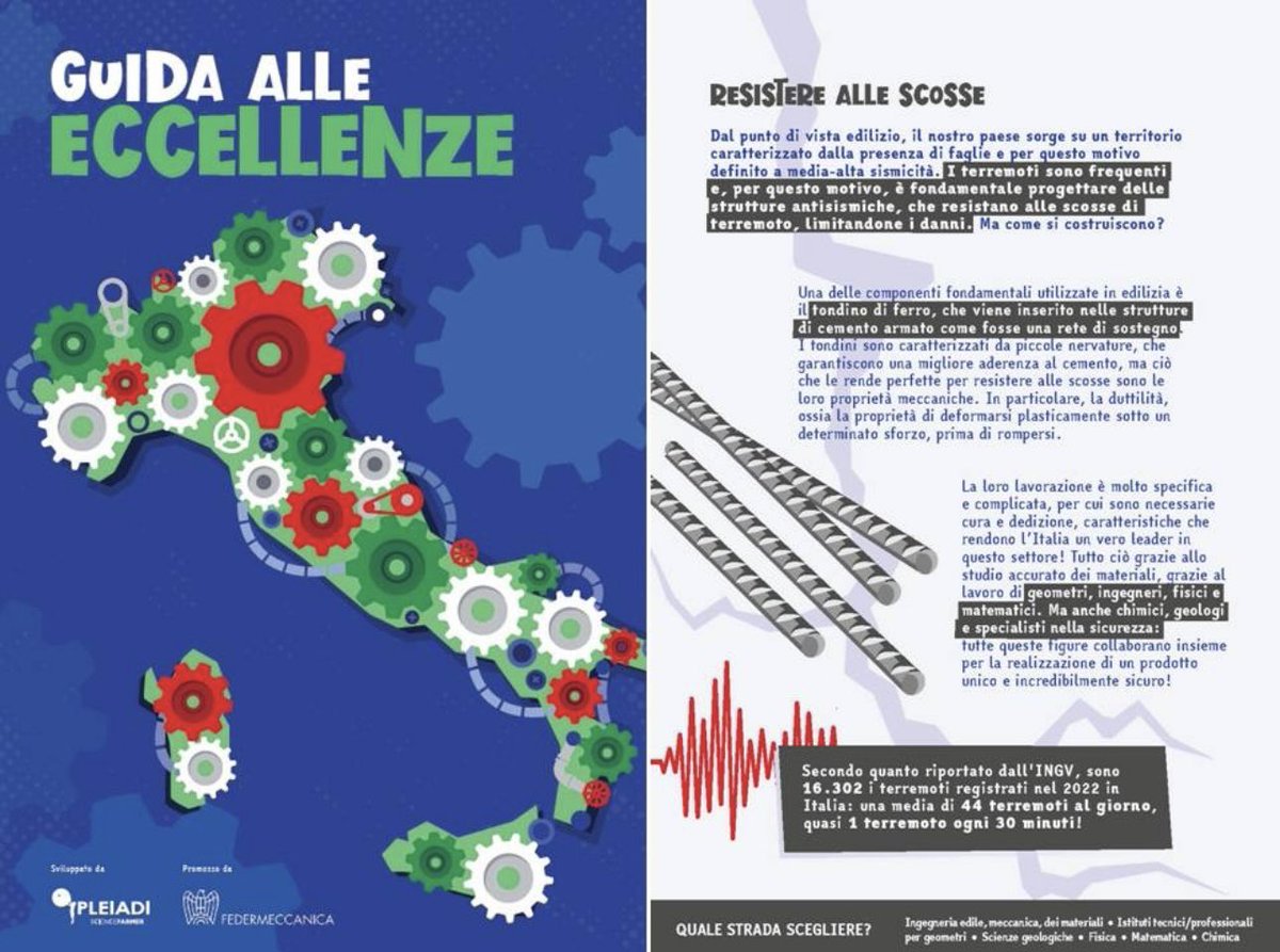 Alla scoperta di ciò che esce dalla nostre imprese per finire intorno a noi. Un viaggio tra produzioni, mestieri e professioni. I tondini di ferro, flessibilità e resistenza in un cerchio che si chiude. Piccoli prodotti che hanno una grandissima importanza per la nostra vita…