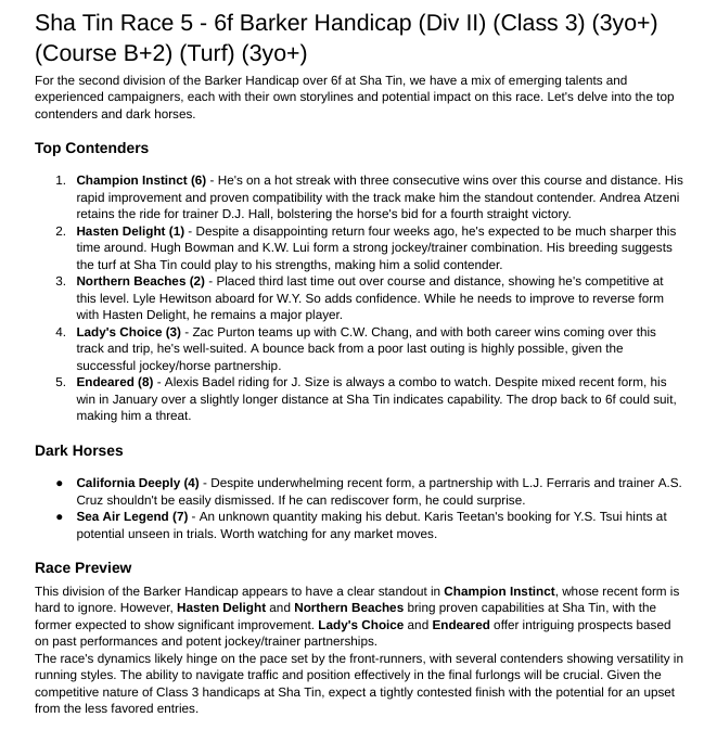 hotbets365's tweet image. Sha Tin Race 5 #RacePreview
@HKJC_Racing
#HKRacing