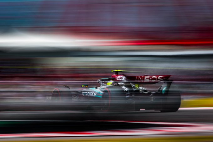 Lewis Hamilton en el GP de Japón. Fuente: Mercedes AMG Petronas Twitter