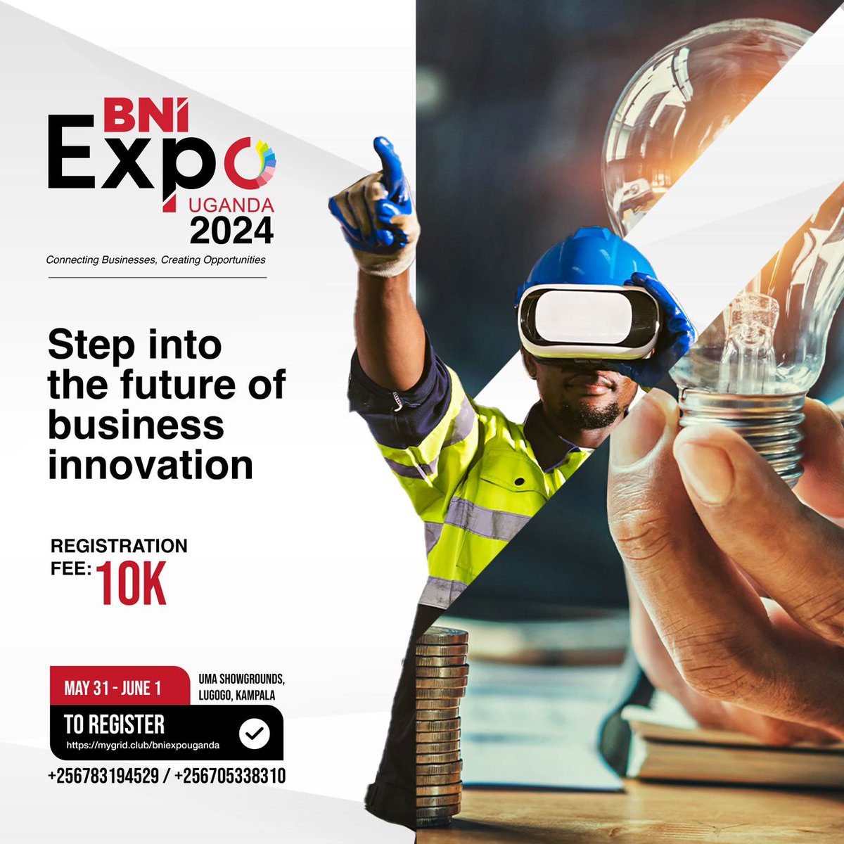 Wondering why you should register? A room buzzing with opportunity - that's the BNI Expo! Your innovative potential will finally be met with insights to set you up for excellence. Register now to book your slot for the 2 day event. mygrid.club/bniexpouganda