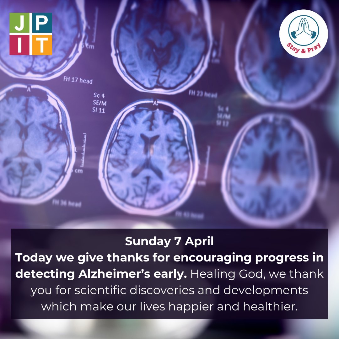 Today we give thanks for encouraging progress in detecting Alzheimer’s early. Healing God, we thank you for scientific discoveries and developments which make our lives happier and healthier. #GiveThanks #StayandPray Read more: thehappybroadcast.com/news/scientist…