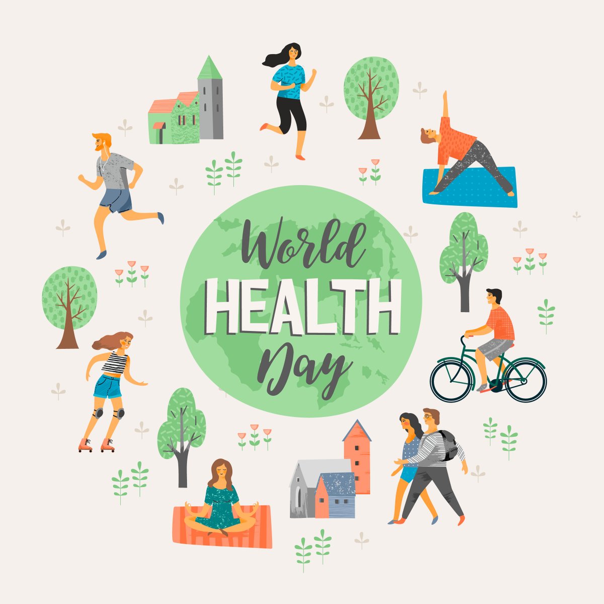 Happy #WorldHealthDay ! This year’s theme #MyHealthMyRight empowers us to prioritize well-being. Tips:
1. Self-care: Exercise, eat well, sleep.
2. Advocate: Know your health rights.
3. Access healthcare.
4. Stay informed.
5. Support others. 
Your health matters! #IPHQatar @WHO