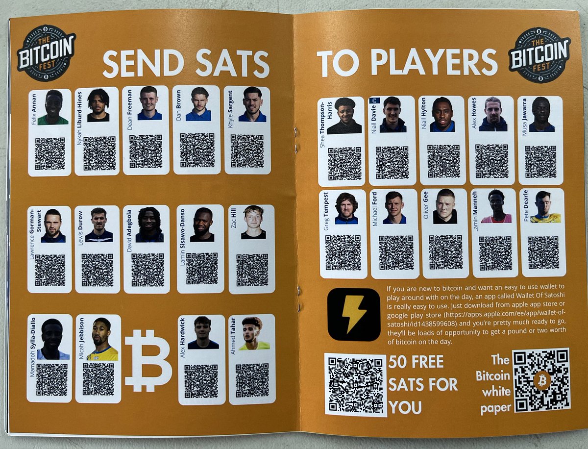 JosiasCarbon's tweet image. ‘Numbers don’t lie, check the scoreboard.’ - @sc on #Bitcoin &amp;amp; football (soccer)

Incredible to see this #Sats4Stats &amp;amp; #Value4Value showcase irl by @zebedeeio at @CTFC1904 yesterday for @thebitcoinfest 2024 🤯⚽️⚡️🧡

I was able to tip Niall Davie for his equaliser seconds after…