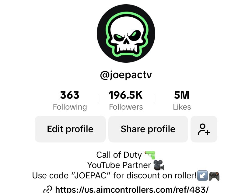 joepactv's tweet photo. Just hit 5 million likes on TikTok! https://t.co/tlWyLhbntP