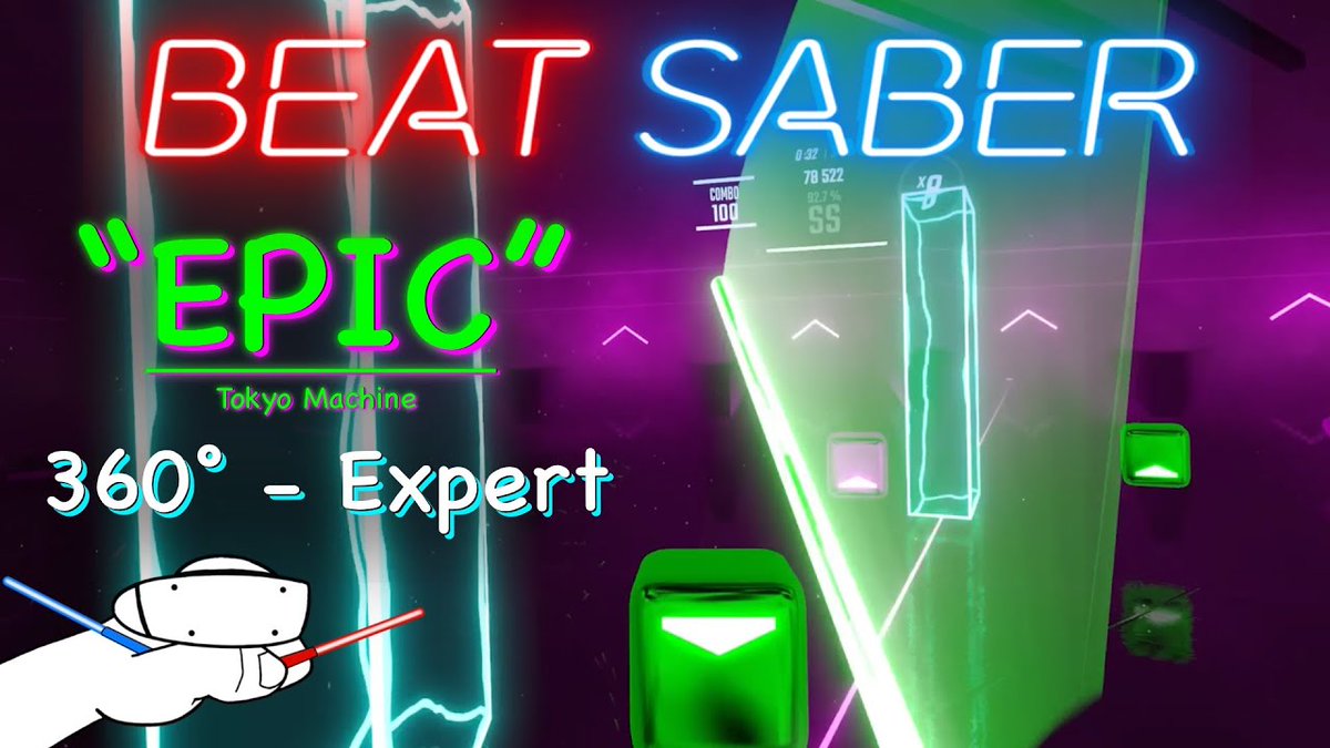 LeftyGameVideos's tweet image. I played my favorite song on Beat Saber on 360° mode just for fun.

"Epic," by Tokyo Machine.

Link to video in comments!

#tokyomachine
#beatsaber