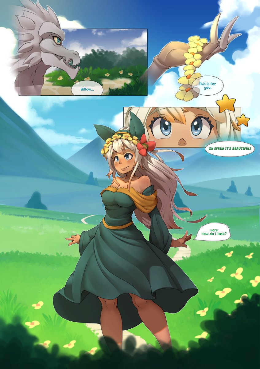 A comic page for @ChuChuS3npai Thanks a lot! Efrim x Willow :) #wakfu