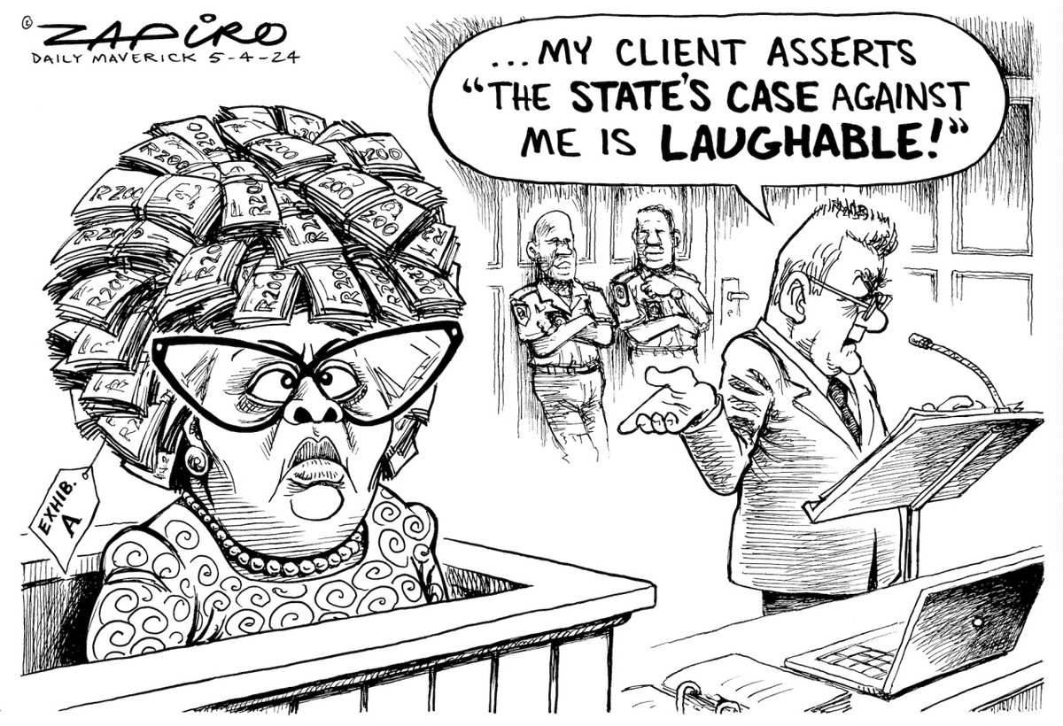 Zapiro carton published @dailymaverick (5 April 2024) on Unplugged @MYANC @CyrilRamaphosa - zapiro.com/240405dm