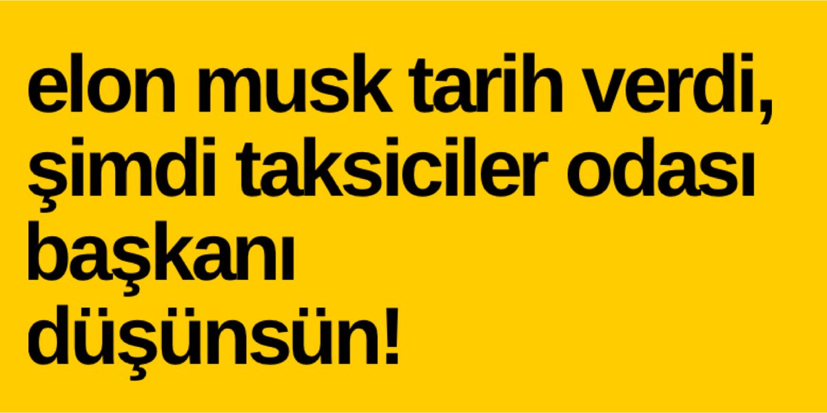 -Elon Musk, Robotaxi için bu kez net tarih verdi. -Peki Robotaxi konseptinin anlamı ne, gerçek olabilir mi? -Seçim gecesi onca manşet içinde öne çıkan İstanbul taksi sorunu ve hemen ötesindeki şahsi araç sorunumuz. Bugünkü yazıda: 10haber.net/yazarlar/umit-…