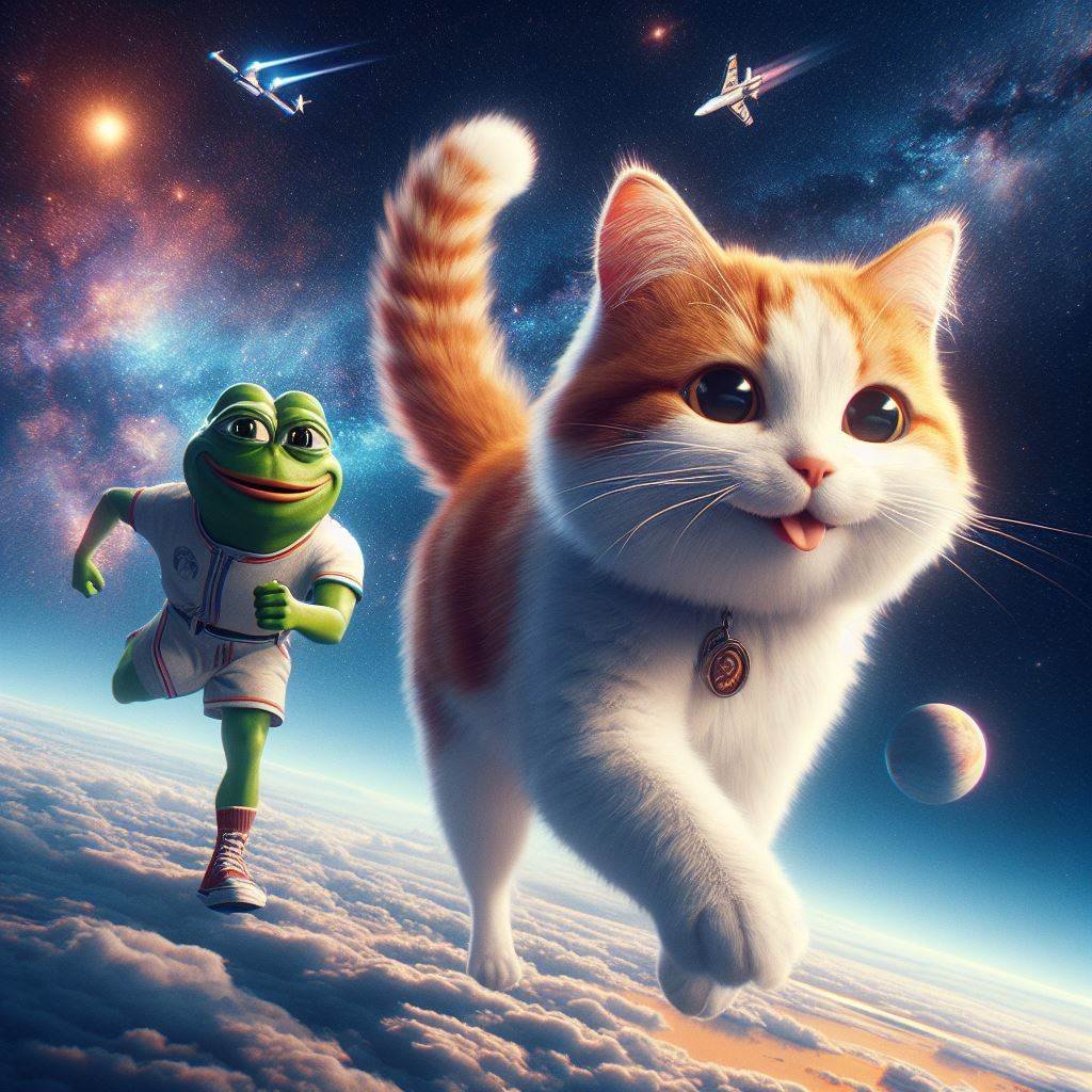 Merle_ERC's tweet photo. $MERLE with $PEPE https://t.co/xP2tQePMA3
