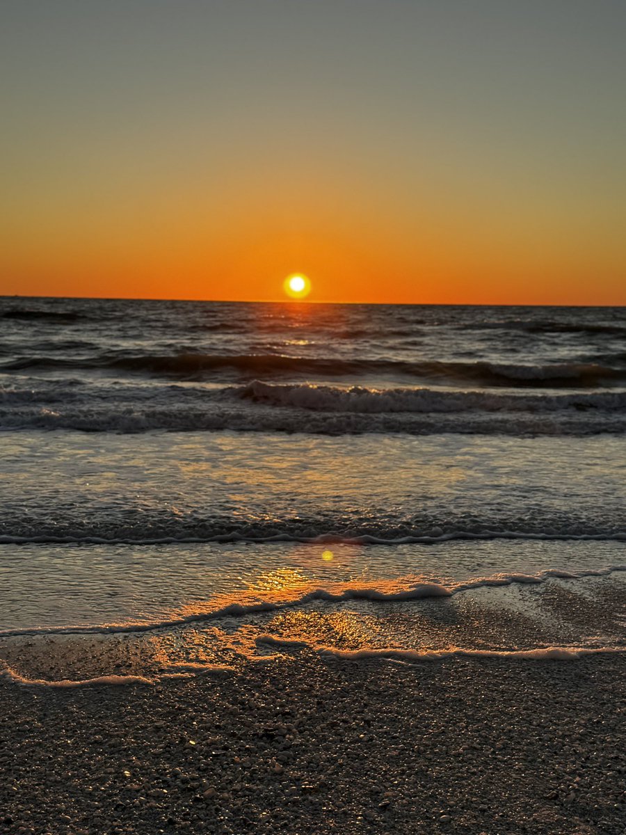 There is magic in sunsets and the sounds and rhythm of ocean waves 🌅 An unedited photo, taken by me, where I’ve had the great fortune to vacation this past week.