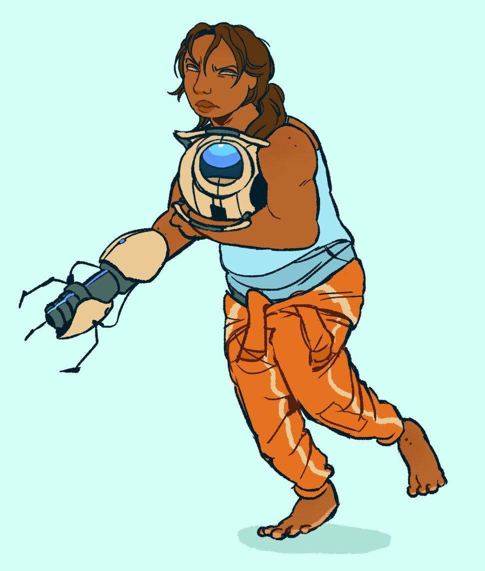 chell abnd wheatley!! #Portal2