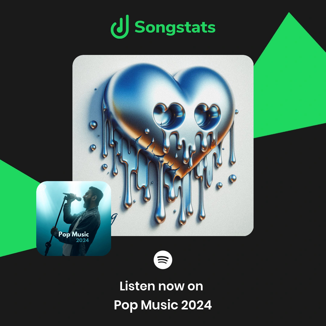 @t_tokz Your track 'Melting' got added to 'Pop Music 2024' with over 21.5K Followers on Spotify!