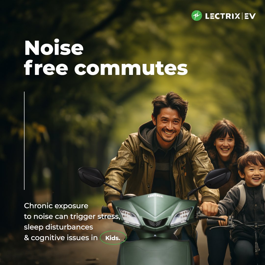 LectrixEV's tweet image. This World Health Day, let’s pledge to make an electric switch to breathe the difference.
#LectrixEV #WorldHealthDay #WorldHealth #Electric