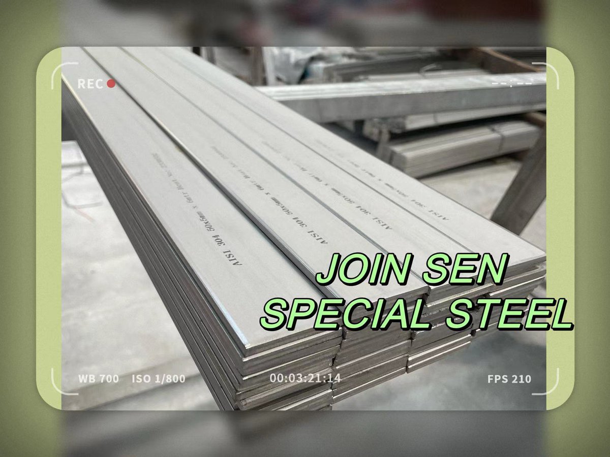 SunL1853118's tweet image. JOIN SEN SPECIAL STEEL

S.S FLAT BAR

304 50*5 6M Sandblasting Surface

#stainlesssteel #flatbar #joinsen #astm #steel #construction