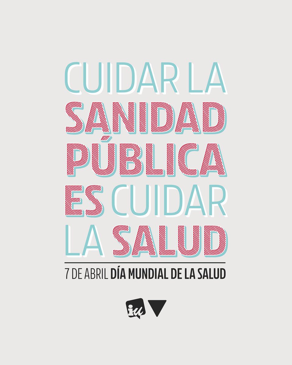 #SanidadPublica #DiaMundialDeLaSalud