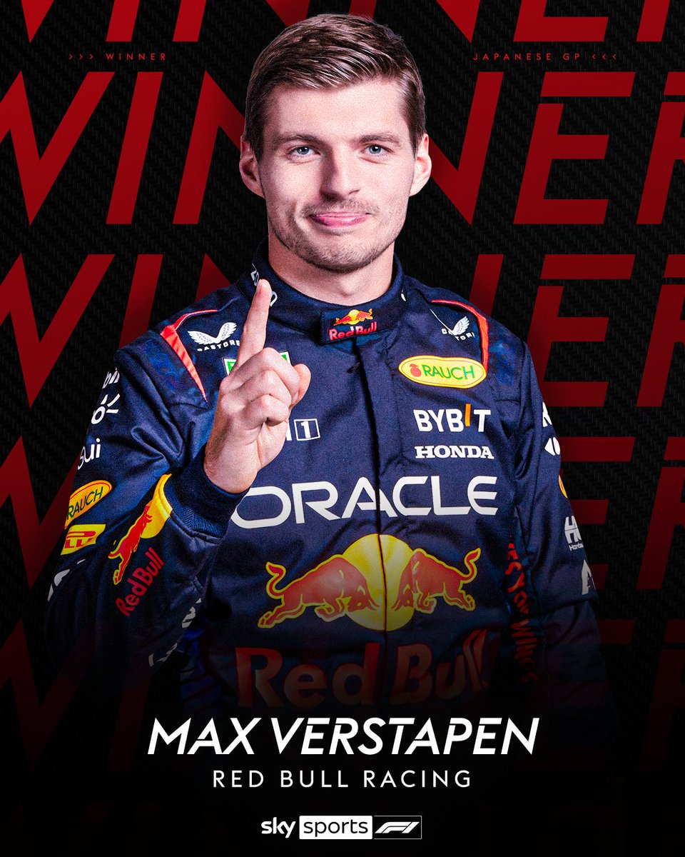 It's VICTORY for Max Verstappen in Suzuka 🌸🇯🇵