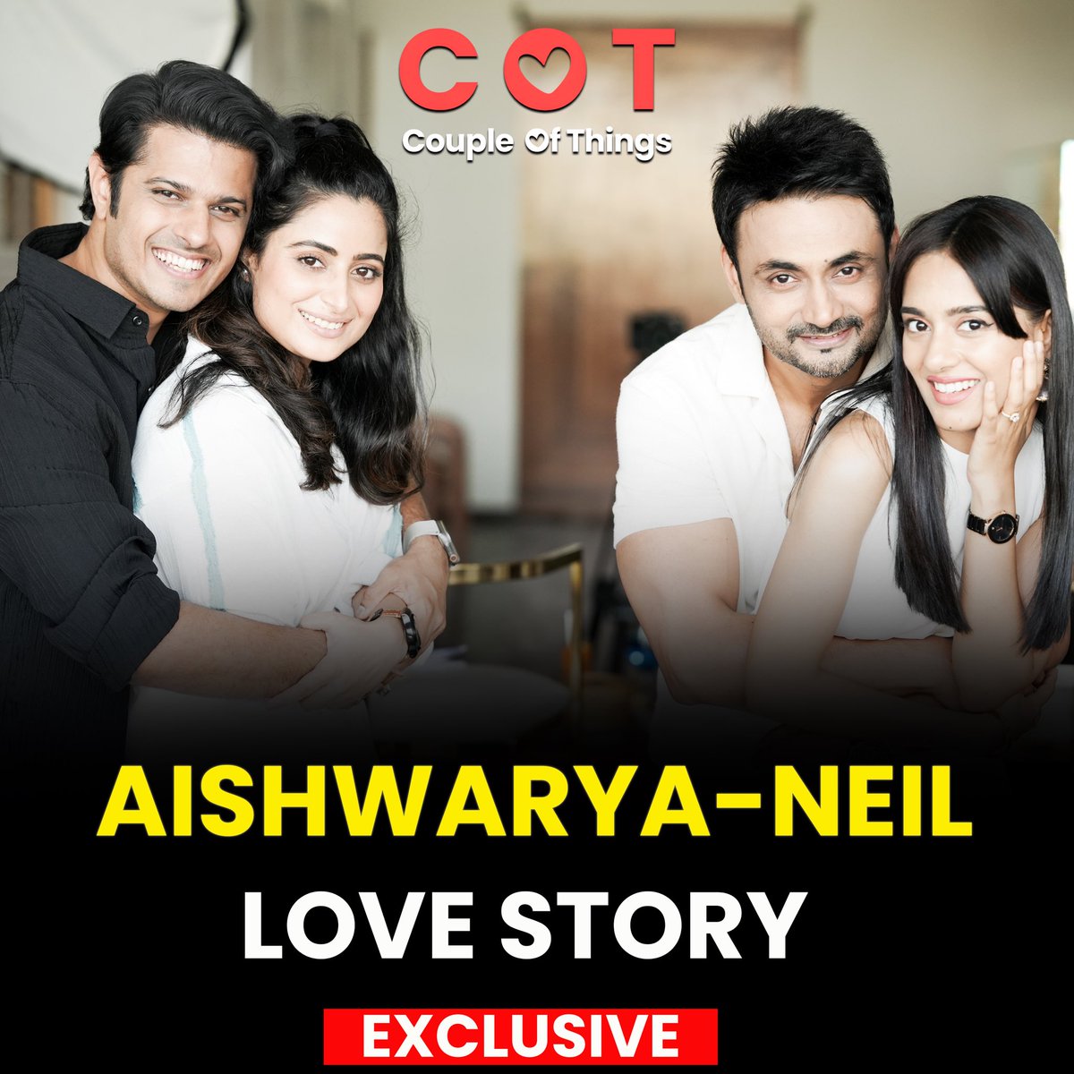 rjanmol's tweet photo. This is Not Just a Love Story ! ❤️ 
#NeilBhatt & #AishwaryaSharma Open Up about thr Life Struggles, Heart Breaks, thr Beautiful Love Story & #BiggBoss 

WATCH HERE https://t.co/2NsoGlsc5f

#AmritaRao #RJAnmol #COT #biggboss #neilbhatt #aishwaryasharma #biggboss17 #biggbossnews #biggbossupdates #bb17 #biggbossott #aishneil #neilaish