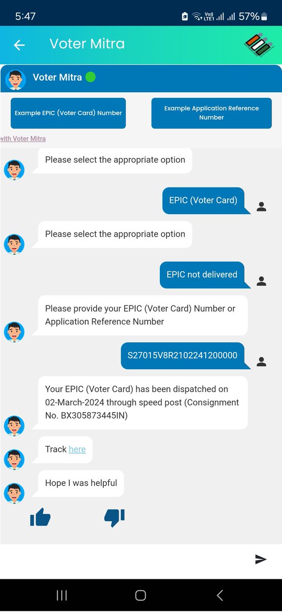 Hello Sir my EPIC (VOTER CARD) Not Delivered yet pls look it. Look like very irresponsible behavior of Local Indian post office in Deoghar Jharkhand. 
@ECISVEEP @IndiaPostOffice 
@DCDeoghar