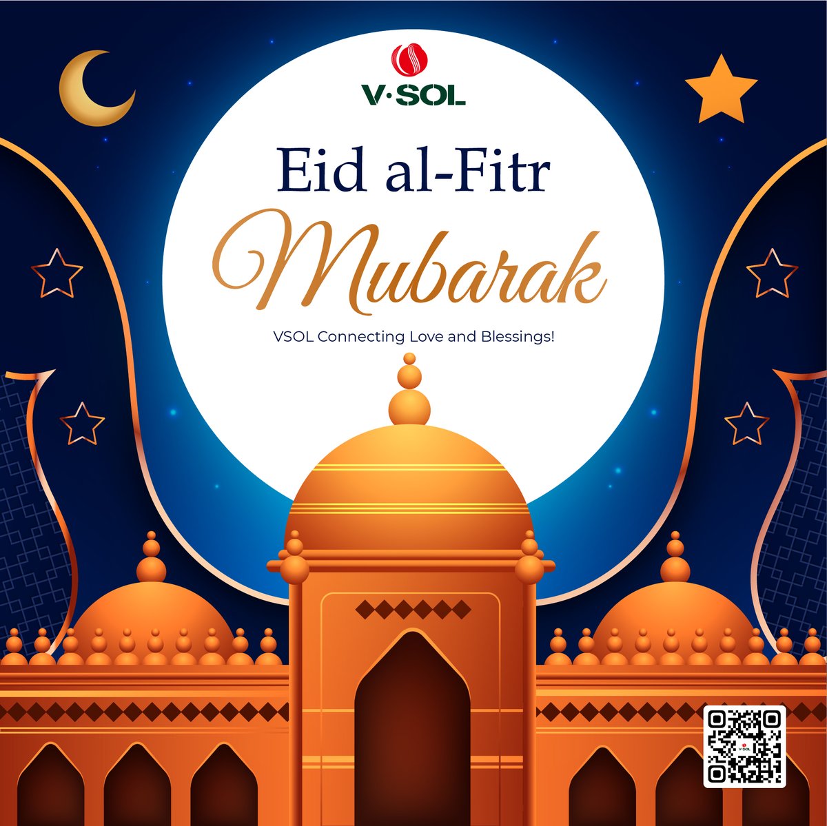 Wishing you a joyous and blessed Eid al-Fitr from all of us at VSOL! May this special occasion bring you happiness, peace, and prosperity.🎉🎊
#VSOL #eidmubarak