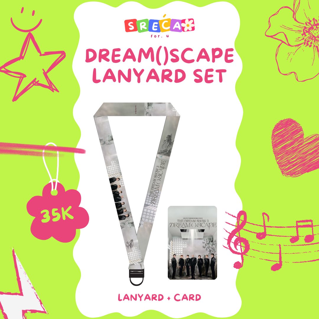 srecafor_u's tweet photo. DREAM SCAPE LANYARD✨

Perfect accessories for THE DREAM SHOW 3 💚

Size: 2 x 40cm 
ID card: 8,5 x 5,4cm 

Pricelist:
Lanyard: 35k | DP 20K

Let's party together
Grab it fast!
Open 1st Pre-Order: 7-21 April 2024
More collection check on ig: @sreca.for.u✨ https://t.co/JTqaY8sbxT