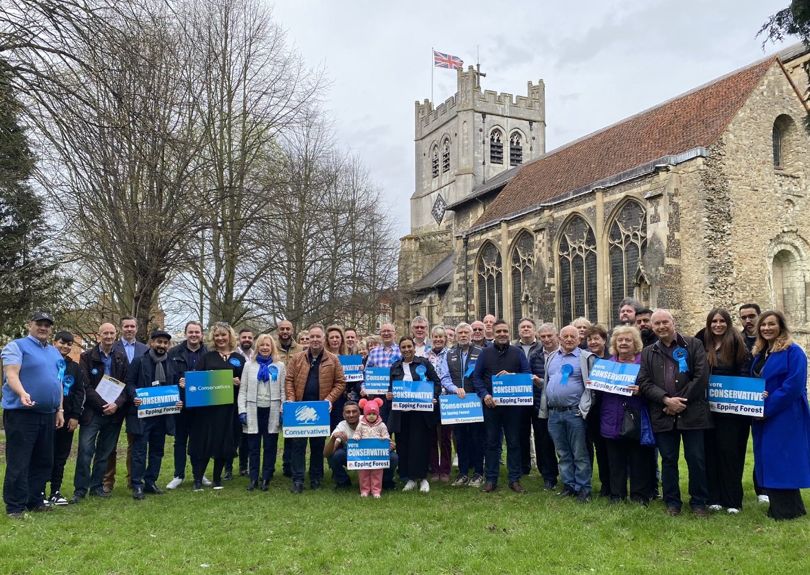 A brilliant Epping Forest Conservatives Local Election Campaign Launch 🚀🔵 

The Conservative led District Council are providing good value, with the lowest tax in Essex while protecting the services which matter most to local people.

Vote Conservative on Thursday 2nd May 🗳️