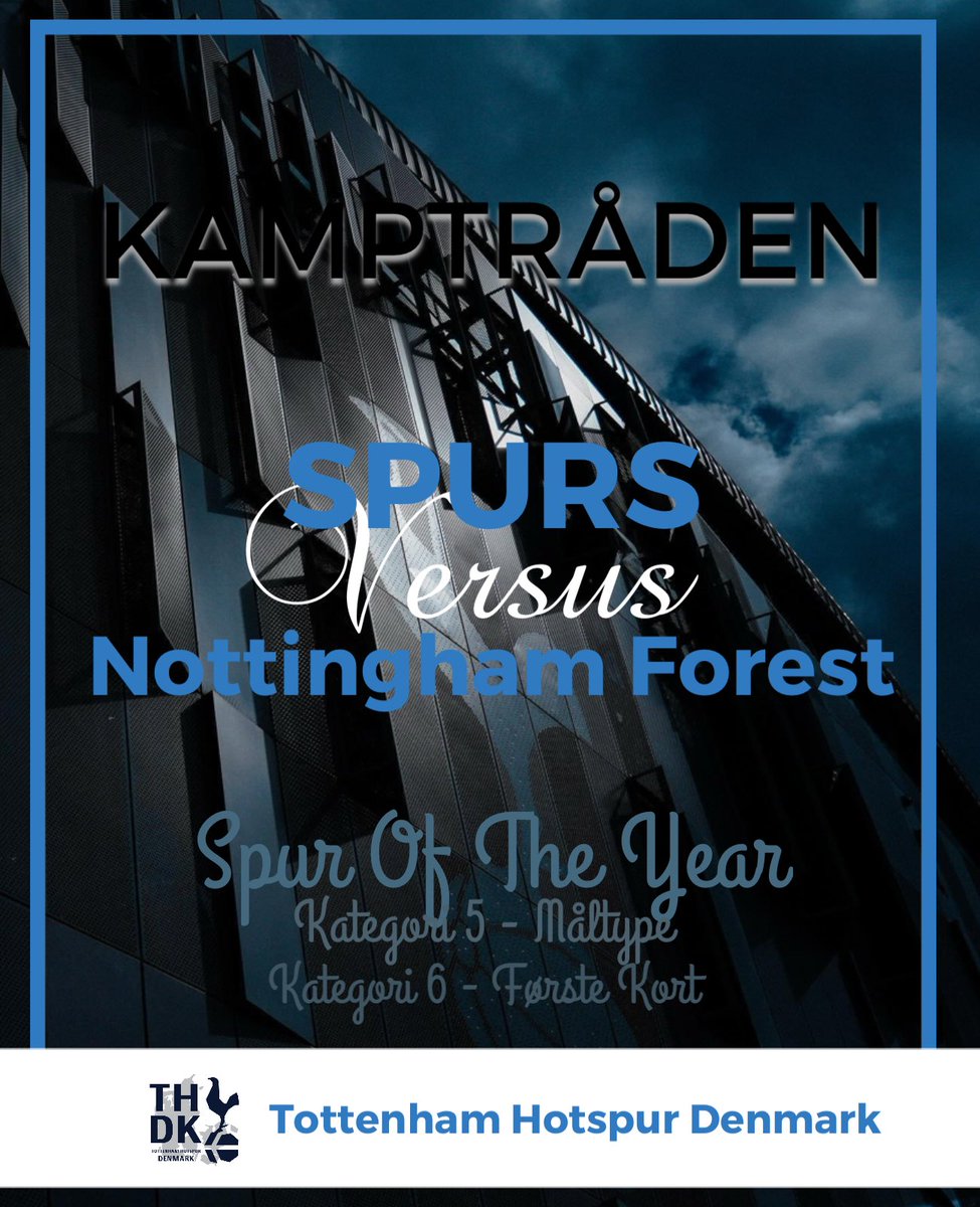 Spurs_DK's tweet photo. Kamptråden lander i vores facebookgruppe inden længe!
Kom ind og tjek os ud🤩 #SpursDK 💙 #TottenhamHotspurDK 🇩🇰 #COYS 🙌🏽 @PLBOLD #plbold ⚽️ https://t.co/TvUWIRuyWz
