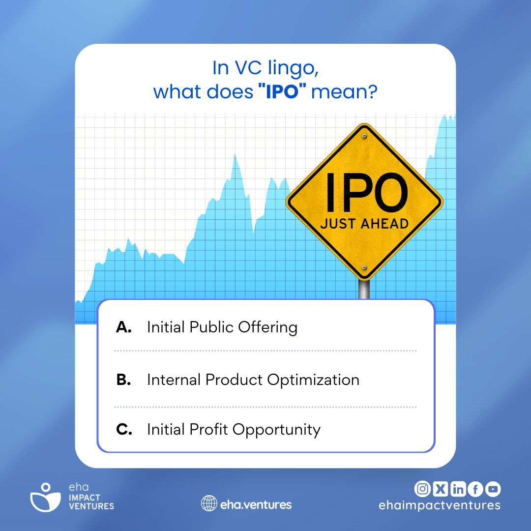 🚀 Are you a Venture Capital (VC) Guru? Test your knowledge with our Investment Jargon Quiz! 🤔 What does this term mean? Comment your answers below and see if you're fluent in VC speak! 🌐💡 #EIVSupports #VCQuiz #StartupJargon #InvestmentInsights