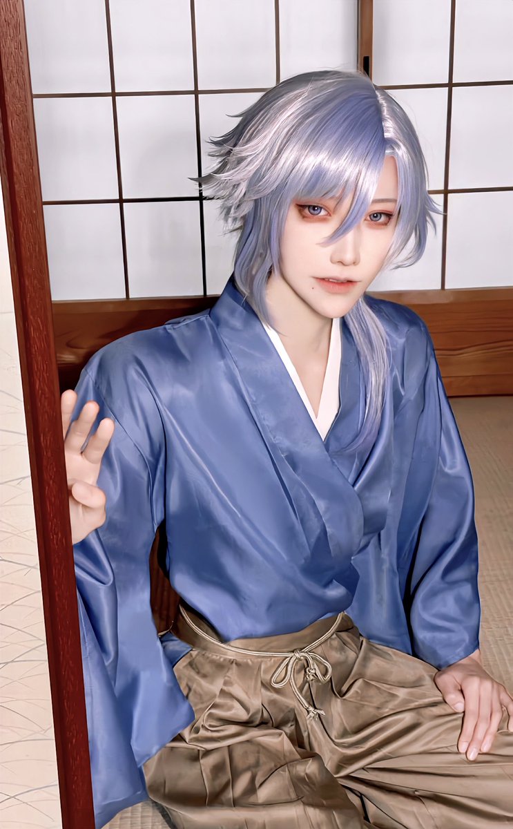 qingming_ming's tweet photo. オフの日

#神里綾人 #原神  #コスプレ #cosplay https://t.co/pO0OD886rH