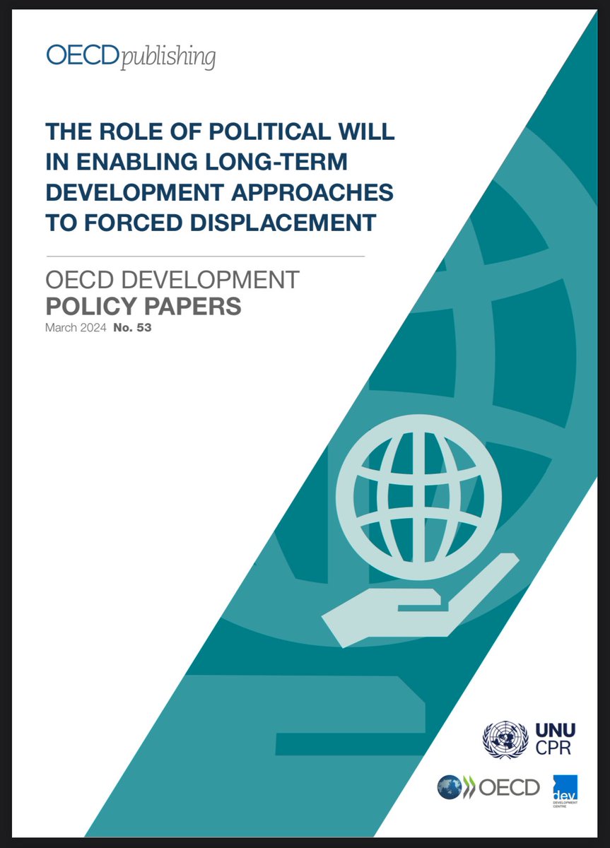 Sooner or later, humanitarian responses to forcible displacement must end Not a question of lack of humanitarian funding but a conceptual one of anchoring responses in a development agenda But for that to happen, how to get authorities’ political will? oecd-ilibrary.org/docserver/ddef…