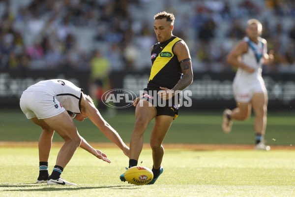 AFLtatts's tweet photo. Some new looking ink on Shai (not Shy) Bolton’s left bicep this season. Boston @RedSox fan? #AFLTigersSaints #GatherRound #ShainotShy #AFLTatts https://t.co/H7aio3lvri