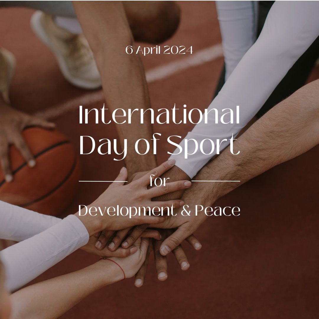 On International Day of Sport for Development & Peace, we celebrate the power of sport to bridge divides, promote understanding, and foster inclusion. Sport is a universal language that can inspire change and build peaceful communities. #Sport4Development #PeaceThroughSport