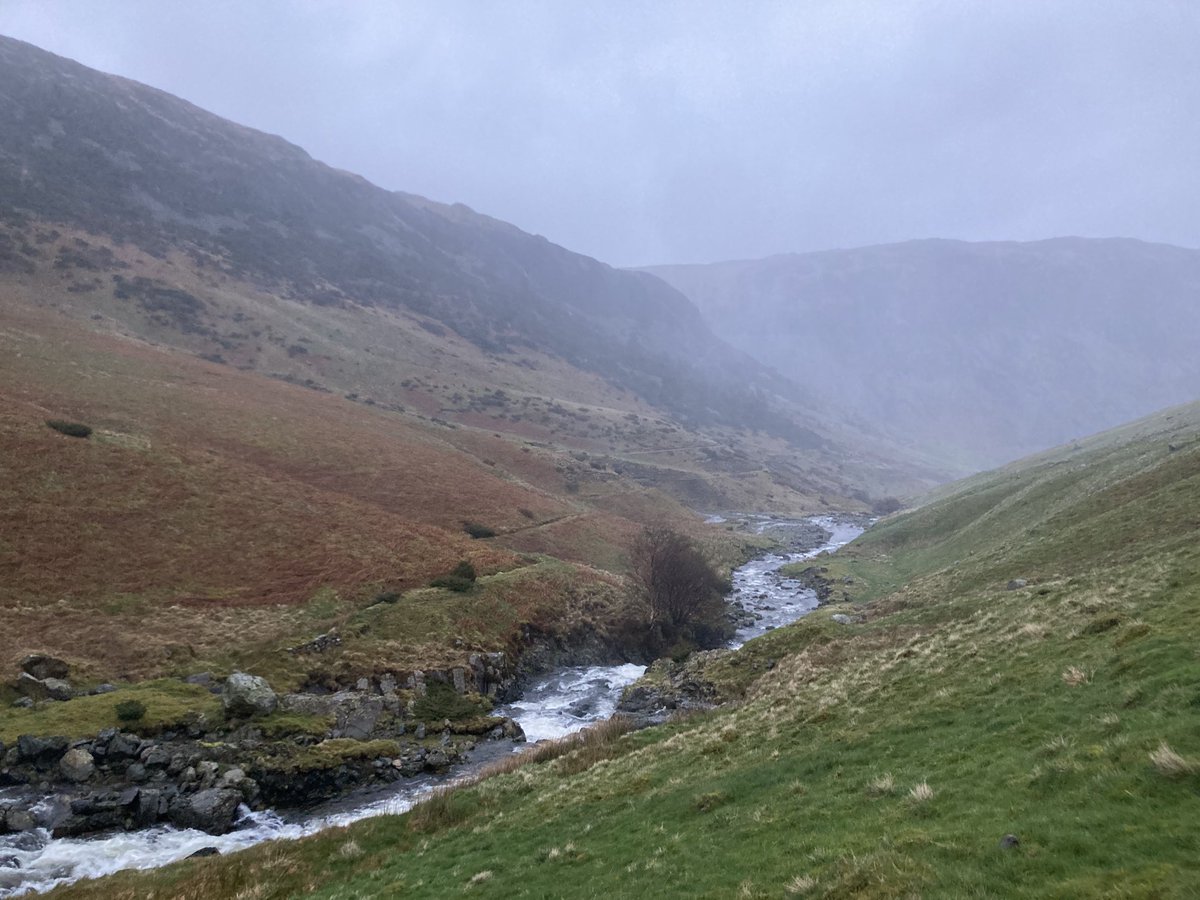 Glenridding Beck and a very wet morning run.