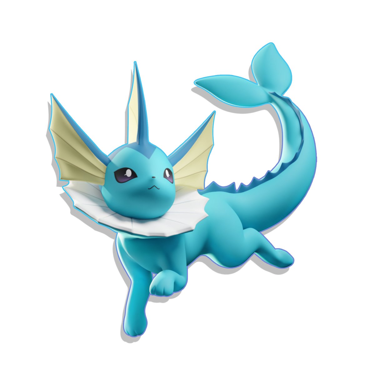 d_turtlenoshell's tweet photo. [fanart] Remake for Vaporeon render.
I really really wish Vaporeon will join Unite in this year !!

#PokemonUNITE #ポケモンユナイト #fanart #Vaporeon #シャワーズ https://t.co/yjAxv4YVUo