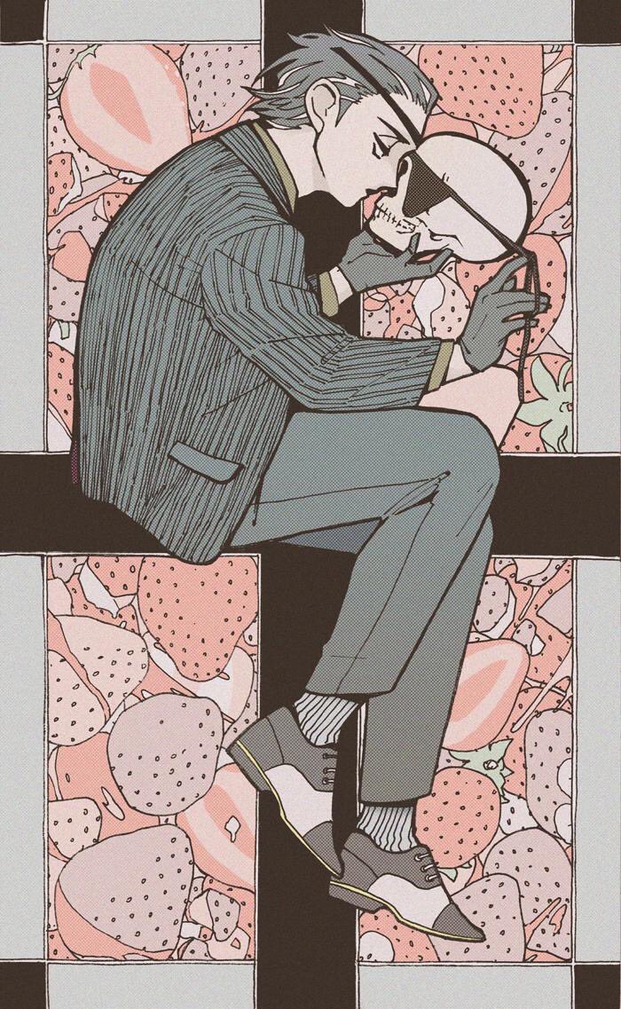 「#対になってる絵をあげるここらへん 」|三月病のイラスト