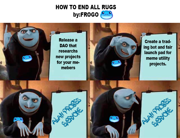 SolFrogo's tweet photo. @AlanAlienSOL we are going to stop having you over in our meetings if you keep doing this.

#JOINTHEPOND #FROGONATION #ALANTHEALIEN https://t.co/bR2TmtX2qa